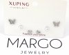 gold plated earrings with exclusive cubic zirconia
