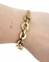 BRACELET GOLD CELEBRITY STAINLESS STEEL