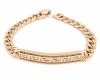 gold bracelet for a gold-plated leg