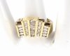 gold ring 17,00mm. gold-plated engagement xuping