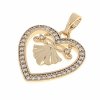gold pendant 18k shiny xuping