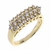 gold ring 18,60mm. gold-plated engagement xuping