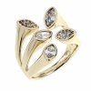 gold ring 17,00mm. gold-plated engagement xuping