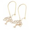 EARRINGS SILVER STAINLESS STEEL CELEBRITY