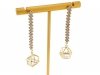 gold plated earrings with exclusive cubic zirconia