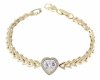 gold bracelet for a gold-plated leg