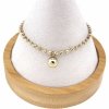 BRACELET GOLD CELEBRITY STAINLESS STEEL