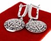 gold plated earrings with exclusive cubic zirconia