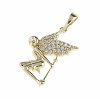 gold pendant 18k shiny xuping
