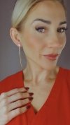 gold earrings made of stainless steel
