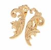 gold plated earrings with exclusive cubic zirconia
