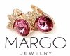 exclusive swarovski gold-plated earrings
