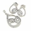 18k gold plated set pendant earrings xuping