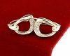 gold plated earrings with exclusive cubic zirconia