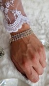 gold bracelet for a gold-plated leg
