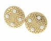 gold earrings made of stainless steel