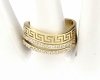 gold ring 18,60mm. gold-plated engagement xuping