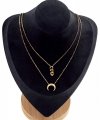 GOLD CHAIN NECKLACE celebrity STAINLESS STEEL