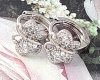 gold plated earrings with exclusive cubic zirconia