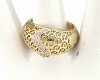 gold ring 18,60mm. gold-plated engagement xuping