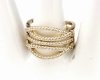 gold ring 18,60mm. gold-plated engagement xuping