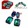 gold plated earrings with exclusive cubic zirconia