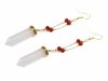 gold earrings made of stainless steel