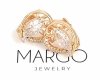 gold plated earrings with exclusive cubic zirconia