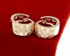 exclusive swarovski gold-plated earrings