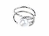 ring 17,30mm gold stainless steel