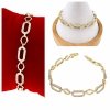 gold bracelet for a gold-plated leg