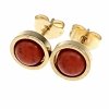 gold earrings made of stainless steel