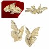 gold plated earrings with exclusive cubic zirconia