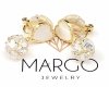 gold plated earrings with exclusive cubic zirconia