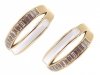 gold earrings made of stainless steel