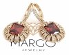 gold plated earrings with exclusive cubic zirconia
