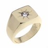gold ring 18,60mm. gold-plated engagement xuping