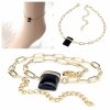 BRACELET GOLD CELEBRITY STAINLESS STEEL