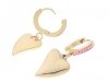 EARRINGS SILVER STAINLESS STEEL CELEBRITY