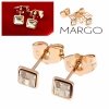 exclusive swarovski gold-plated earrings