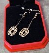 gold earrings made of stainless steel