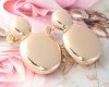 gold plated earrings with exclusive cubic zirconia