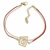BRACELET GOLD CELEBRITY STAINLESS STEEL