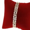 gold bracelet for a gold-plated leg