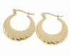 gold earrings made of stainless steel