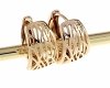 exclusive swarovski gold-plated earrings