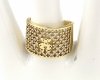 gold ring 17,00mm. gold-plated engagement xuping