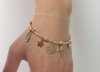 BRACELET GOLD CELEBRITY STAINLESS STEEL