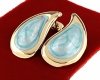 gold earrings made of stainless steel