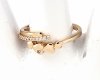 gold ring 18,60mm. gold-plated engagement xuping